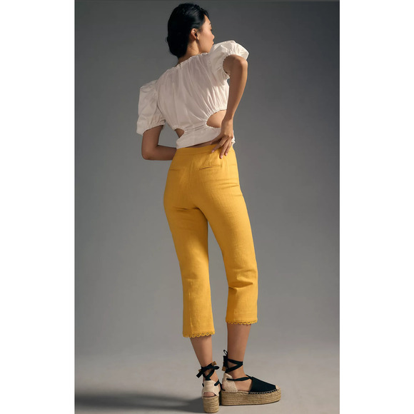 Anthropologie Tara Jarmon Peasi Trousers - New Size 10 - Picture 5 of 9